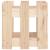 Jardinieră grădină design gard, 30x30x30 cm, lemn masiv de pin GartenMobel Dekor