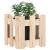 Jardinieră grădină design gard, 30x30x30 cm, lemn masiv de pin GartenMobel Dekor