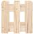 Jardinieră grădină design gard, 30x30x30 cm, lemn masiv de pin GartenMobel Dekor