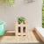 Jardinieră grădină design gard, 30x30x30 cm, lemn masiv de pin GartenMobel Dekor