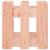 Jardinieră grădină design gard, 30x30x30 cm, lemn masiv douglas GartenMobel Dekor