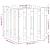 Jardinieră grădină design gard, alb, 40x40x40 cm lemn masiv pin GartenMobel Dekor