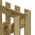 Jardinieră grădină design gard 40x40x40cm lemn de pin impregnat GartenMobel Dekor