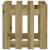 Jardinieră grădină design gard 40x40x40cm lemn de pin impregnat GartenMobel Dekor
