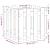 Jardinieră grădină design gard 40x40x40cm lemn de pin impregnat GartenMobel Dekor