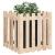 Jardinieră grădină design gard, 60x60x60 cm, lemn masiv de pin GartenMobel Dekor