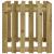 Jardinieră grădină design gard, 60x60x60 cm, lemn pin impregnat GartenMobel Dekor