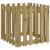 Jardinieră grădină design gard, 60x60x60 cm, lemn pin impregnat GartenMobel Dekor