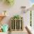Jardinieră grădină design gard, 60x60x60 cm, lemn pin impregnat GartenMobel Dekor