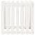 Jardinieră grădină design gard, alb, 70x70x70 cm lemn masiv pin GartenMobel Dekor