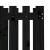 Jardinieră grădină design gard negru 70x70x70 cm lemn masiv pin GartenMobel Dekor