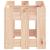Jardinieră grădină design gard, 60x30x30 cm, lemn masiv de pin GartenMobel Dekor