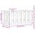 Jardinieră grădină design gard, alb, 60x30x30 cm lemn masiv pin GartenMobel Dekor