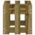 Jardinieră grădină design gard 60x30x30cm lemn de pin impregnat GartenMobel Dekor
