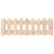 Pat înălțat grădină design gard 100x30x30 cm lemn de pin tratat GartenMobel Dekor