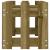 Pat înălțat grădină design gard 100x30x30 cm lemn impregnat pin GartenMobel Dekor