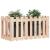 Pat înălțat grădină design gard 100x50x50 cm lemn de pin tratat GartenMobel Dekor