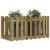 Pat înălțat grădină design gard 100x50x50 cm lemn impregnat pin GartenMobel Dekor