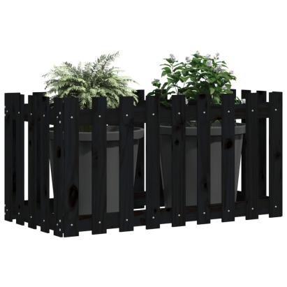 Pat înălțat grădină design gard 100x50x70 cm lemn de pin tratat GartenMobel Dekor