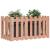 Pat înălțat grădină design gard 100x50x70 cm lemn impregnat pin GartenMobel Dekor