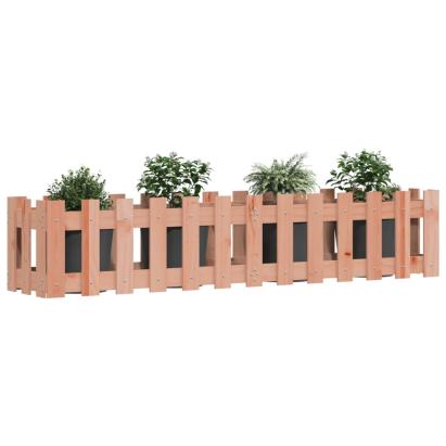 Pat înălțat grădină cu design gard 150x30x30 cm lemn douglas GartenMobel Dekor