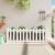Pat înălțat grădină design gard alb 150x50x50cm lemn pin tratat GartenMobel Dekor
