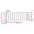 Pat înălțat grădină design gard alb 150x50x50cm lemn pin tratat GartenMobel Dekor