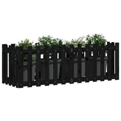 Pat înălțat grădină design gard 150x50x50 cm lemn de pin tratat GartenMobel Dekor
