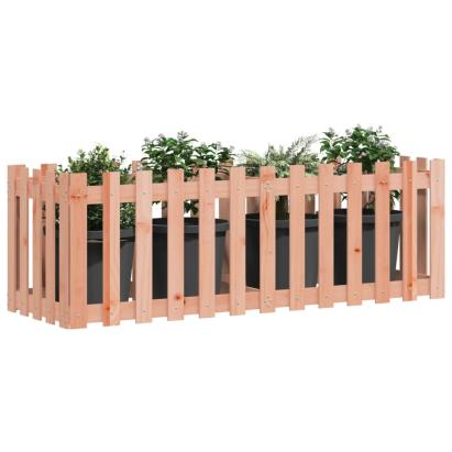 Pat înălțat grădină cu design gard 150x50x50 cm lemn douglas GartenMobel Dekor