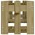 Pat înălțat grădină design gard 200x30x30 cm lemn impregnat pin GartenMobel Dekor