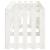Pat înălțat grădină design gard alb 200x50x50cm lemn pin tratat GartenMobel Dekor