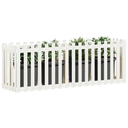Pat înălțat grădină design gard 200x50x70 cm lemn impregnat pin GartenMobel Dekor