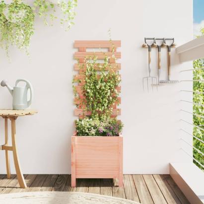 Jardinieră grădină cu raft, 39x39,5x114 cm, lemn masiv douglas GartenMobel Dekor