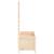 Jardinieră de grădină cu raft, 79x39,5x114 cm, lemn masiv pin GartenMobel Dekor