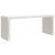 Bancă grădină extensibilă alb, 212,5x40,5x45 cm, lemn masiv pin GartenMobel Dekor