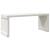 Bancă grădină extensibilă alb, 212,5x40,5x45 cm, lemn masiv pin GartenMobel Dekor