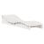 Șezlong, alb, 205x60x31,5 cm, lemn masiv de pin GartenMobel Dekor