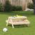 Masă de picnic pentru copii, 88x97x52 cm, lemn masiv de pin GartenMobel Dekor
