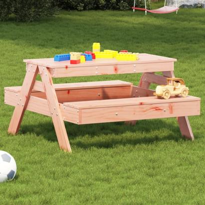 Masă de picnic pentru copii, 88x97x52 cm, lemn masiv douglas GartenMobel Dekor