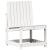Set mobilier de grădină, 3 piese, alb, lemn masiv de pin GartenMobel Dekor