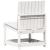 Set mobilier de grădină, 3 piese, alb, lemn masiv de pin GartenMobel Dekor