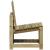 Set mobilier de grădină, 3 piese, lemn de pin impregnat GartenMobel Dekor