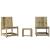 Set mobilier de grădină, 3 piese, lemn de pin impregnat GartenMobel Dekor