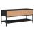 Dulap TV, negru, 100x35x45 cm, lemn prelucrat GartenMobel Dekor