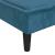 Canapea extensibilă formă de L albastru 255x140x70 cm catifea GartenMobel Dekor