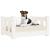 Pat de câini, alb, 55,5x45,5x28 cm, lemn masiv de pin GartenMobel Dekor