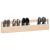 Pantofare de perete, 2 buc., 110x9x23 cm, lemn masiv pin GartenMobel Dekor