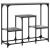 Măsuță consolă, gri sonoma, 89,5x28x76 cm, lemn prelucrat GartenMobel Dekor