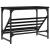 Suport pantofi, negru, 60x30x45 cm, lemn prelucrat GartenMobel Dekor