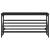Suport pantofi, negru, 90x30x45 cm, lemn prelucrat GartenMobel Dekor